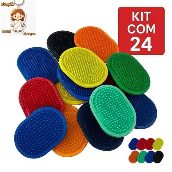 Escova Pata Pata 24 unidades Barbearia Estilo cabe no bolso