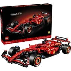 Kit de Montagem do Carro Modelo Technic Ferrari SF-24 F1 - Conjunto de Construção para Maquetes, Idades 18+ com Recursos