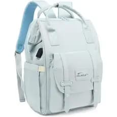 Mochila para Fraldas de Bebê - Bolsa Grande para Fraldas com Bolsos Isolados, Alças para Carrinho, Compartimento Indepen