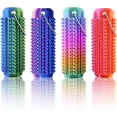 Brinquedo para os Dedos Ligeiramente Doloroso (4 Peças), Brinquedos Antiestresse para Adultos e Adolescentes, Chaveiro
