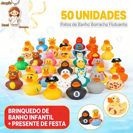 50Pcs Brinquedos De Banho Flutuante De Pato Patinhos Amarelos De Borracha Baby Shower Water Toys for Swimming Pool Part