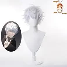 xiny Anime Jujutsu Kaisen Gojo Satoru Cosplay Perucas De Cabelo Curto Para Presente De Festa n
