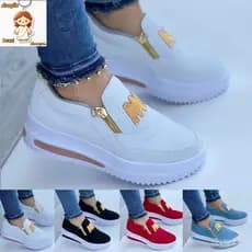 Tênis De Verão Feminino Plataforma casual Moda