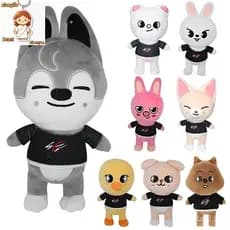20 Cm cartoon pelúcia KPOP Stray Kids Skzoo Stuffed animal boneca presente bebê O267