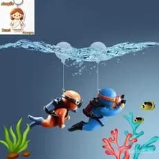 Adicione à Lista de Desejos Decorações de Mergulhador para Aquário Decoração de Paisagem Presentes de Aquário Objetos Fl