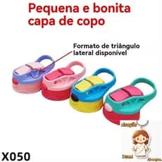 Campo de trigo Life Store Xiaoliangzai Tampa de copo infantil Palha Acessórios para copo de água Mesmo estilo Copo térmi