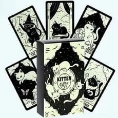 78 Cartas de Tarot Fofas para Iniciantes Baralho de Tarot Rider-Waite