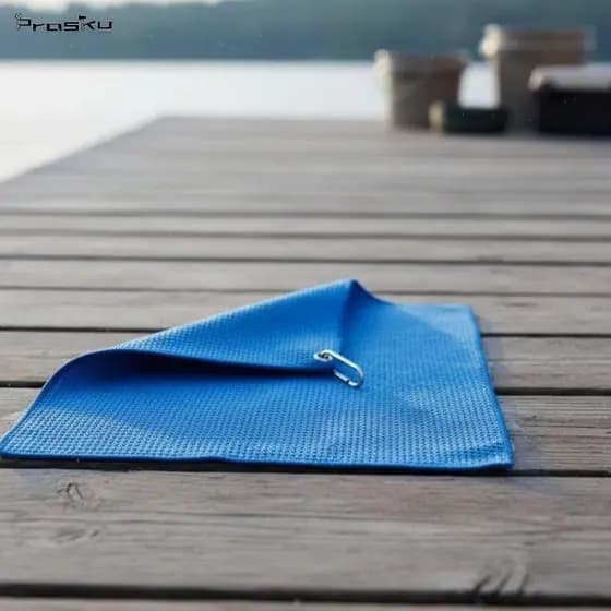 [stdzsw] Toalha De Pesca Pano Suspenso Altamente Absorvente Textura De Secagem Rápida Com Clipe Para Pescadores , Passei