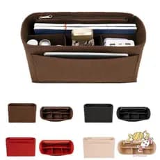 Inserção Organizadora De Maquiagem De Feltro Para Sacola-Bolsa Cosmética De Viagem Com Vários Compartimentos Base Antide