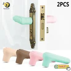 TOPABCC 2 Pcs Alça Manga Anticolisão Doméstica Silicone Livre De Estática