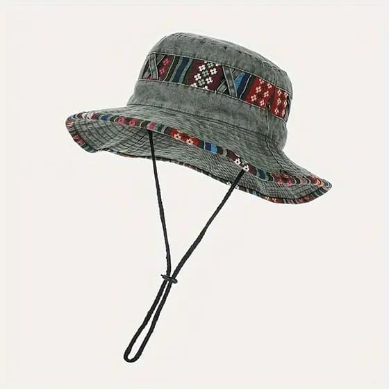 Men Foldable Outdoor Summer Sun Hat, Bucket Hat For Beach And Fishing-&--&*&&*&-&&&*-&&&-&-&&