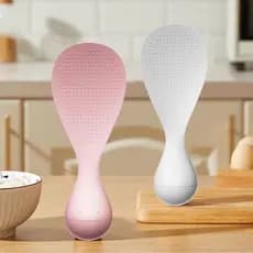 Colher de Arroz Antiaderente REBUY1, adequada para utensílios de cozinha de qualidade alimentar, fácil de limpar 22UV