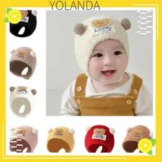 YOLANDAGOODS Chapéus De Outono Inverno , Gorro Fofo De Desenho Animado Para Bebês E Crianças Quente Engrossado De Hip Ho