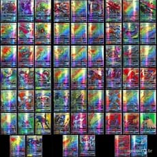 20-Pcs Cartões Pokemons De Flash GX , Cartão De Estilo Aleatório E Raro Holo Arte Completa : Bom Presente Para Crianças