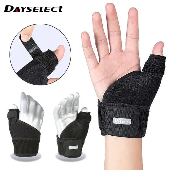 DAYSELECT 1Pcs Suporte Ajustável Para Os Polegares Protetores De Pulso Com De Mola Dupla Tensão Esportiva Tendão De Recu