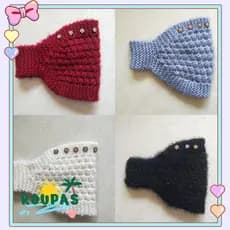 Tiaras De Lã De Inverno ROUPAS , Malha Grossas E Quentes , Lenço Macio À Prova De Vento Com Borda Larga
