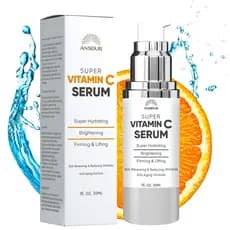 Sérum Super Vitamina C para Mulheres com Mais de 70 Anos: Sérum de Ácido Hialurônico para o Rosto, Removedor de Manchas
