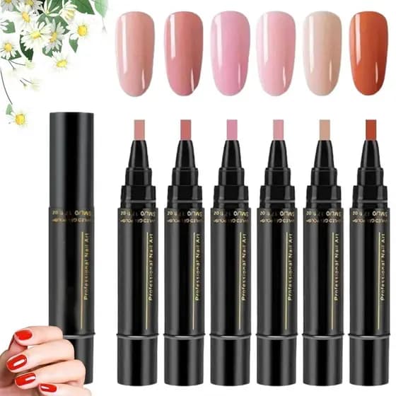 Canetas de Esmalte Polishey, Canetas de Esmalte 3 em 1 de Secagem Rápida, Conjunto de Canetas de Esmalte Polishey, Canet