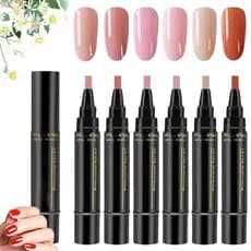 Canetas de Esmalte Polishey, Canetas de Esmalte 3 em 1 de Secagem Rápida, Conjunto de Canetas de Esmalte Polishey, Canet
