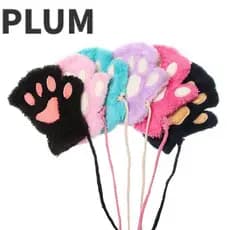 PLUM Mittens Fofo Menina Linda Moda Gato
