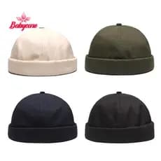 Bonés De Beisebol De Algodão Sem Aba Vintage Snapba Chapéus De Caveira Hip Hop Ajustáveis Novos