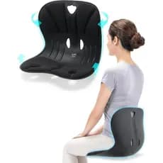 CurbleWider(StandardWide) – Suporte Ergonômico para a Parte Inferior das Costas, Suporte Lombar, Corretor de Postura par