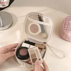 (WTED) Bolsas De Cosméticos Femininas Portáteis Para Meninas Maquiagem Lábios Bolsa De Armazenamento al Viagem Ao Ar Liv