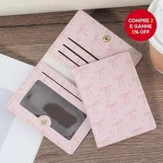 Porta-cartões ultrafino, leve e portátil, carteira para dinheiro, documentos de identidade, cartões de crédito e moedas,