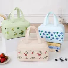 Bolsa Térmica para Almoço de Grande Capacidade, Bolsa Portátil para Refeições com Alça para Transportar Comida para Estu