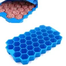 37 Grades De Silicone Fabricante De Almôndegas Molde Com Tampa Favo De Mel Bola De Arroz Peixe Bolas De Carne Ferramenta