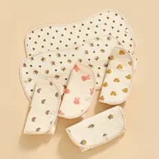 Panos de Algodão Muslin para Bebês, Toalha Macia e Absorvente para Recém-Nascidos, Pano para Regurgitação de Leite, para
