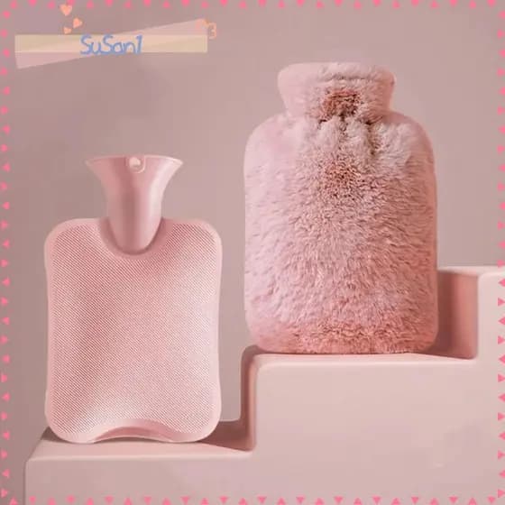 Bolsa de Água Quente LUCKY-SUSAN1, 1/2L, Alívio da Dor, Aquecedor de Mãos Macio para Pescoço e Ombros 8F2I