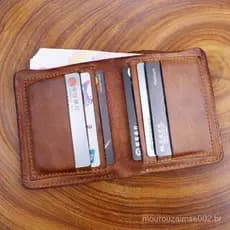 Carteira Bifold De Couro Vintage – Carteiras Compactas Com Vários Cartões Organizador Diário Bolsas Para Homens