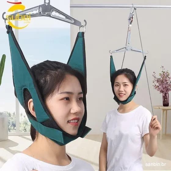 Dispositivo de Tração Cervical SUBEI, Protetor de Pescoço, Cinto de Alongamento para Recuperação da Coluna TZGR
