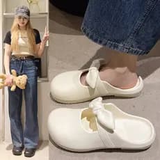 Produtos transfronteiriços, sapatos perfurados femininos, novas sandálias de duas peças estilo verão, chinelos femininos