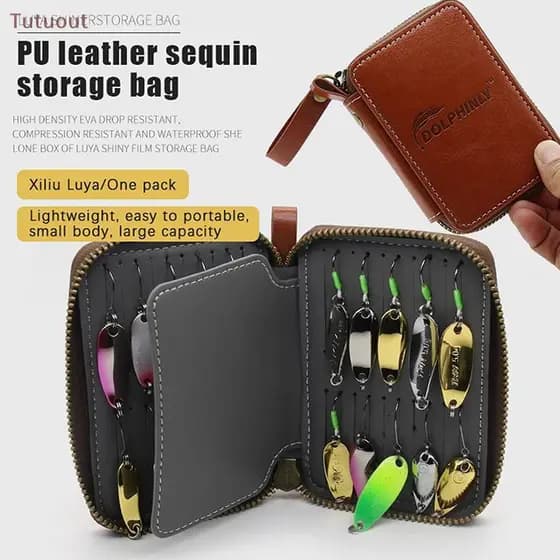 Bolsa para Iscas de Pesca TUTU, Estojo para Iscas Artificiais, Iscas de Truta, Crankbait Conto BR 5N3K