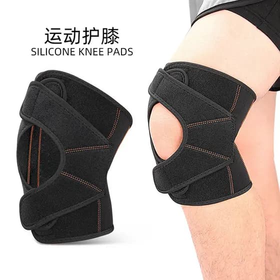 Joelheiras esportivas com alça cruzada, joelheiras para homens e mulheres, ciclismo, esportes, basquete, corrida, Fitnes
