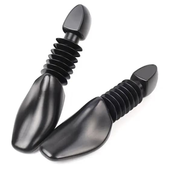 Mola de plástico retrátil sapato suporte expansor de sapato Anti-deformação suporte ajustável couro sapato Shaper PE cui
