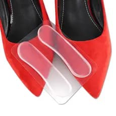 Estoque pronto GEL transfronteiriço transfronteiriço Adesivo de calcanhar de Silicone transparente Adesivo de espuma par