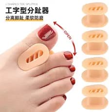 Separador de dedo do pé em forma de I, hálux Valgus, osso do pé grande, separador de dedo do pé sobreposto, uso diurno e