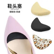 Toe Plug ajustar tamanho grande pequeno pé para frente Rush Anti-desgaste dedo do pé redondo colocar sapatos grande espo