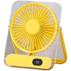 Ventilador de Cartão Fino, Dobrável, Suspenso e de Pé, com Direção Ajustável em 180 Graus, para Casa, Sala de Estudo, Qu