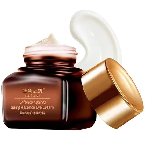 BLUE LOVE Anti-Aging Eye – Reduz Olheiras e Inchaço, Hidrata a Área dos Olhos e Trata Rugas com Rápida Absorção para Hom