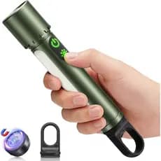 Lanterna de Alto Lúmen Recarregável - Magnética, Suspensa, com Feixe de Luz Ajustável, Luz Lateral, Lanterna LED Multifu