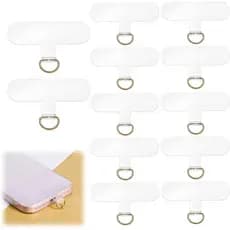 12 Pcs Phone Tether Tab Universal Phone Lanyard Patch No Adhesive Cell Phones Strap Replacement Part Cell Phones Tether