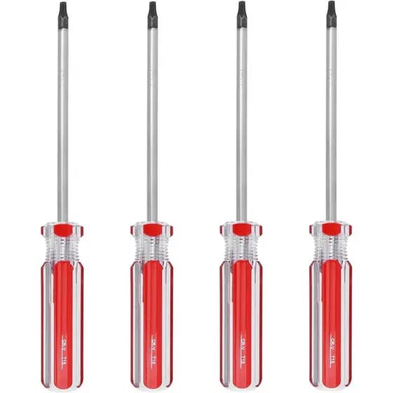 T15 Security Torx Bit T15 Torx Bit Star Screwdriver Magnetic Tip for Computer Repairing, Home Appliances 6 Inch Total Le