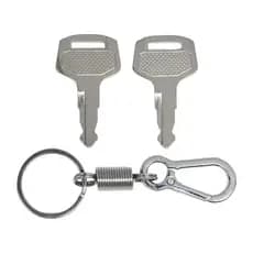 Chave de Ignição, Pacote com 2 Unidades TC832-31810 1900-0914 Compatível com Trator Kubota BX1880 BX1880-1 BX2380 BX2380
