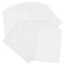 24 Peças 7.87"x5.9" Kit de Reparação de Revestimento Vinílico Autoadesivo - Remendo de PVC Branco Pintável para Rachadur