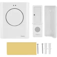 Campainha Sem Fio com Alcance de 200M, Campainha Sem Fio à Prova d'Água com Download de MP3, Volume Ajustável e Suporte