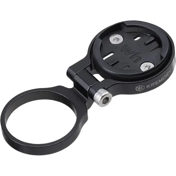 Suporte de Guidão Ajustável para Ciclocomputador Wahoo Elemnt Bolt e Mini, Preto
